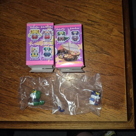 Megahouse Sailor Moon Mega Cat blind box gashapon from Japan Saturn & Pluto - Picture 6 of 13